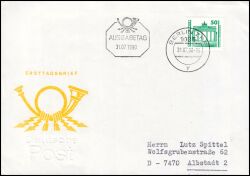 1990  Freimarke: Bauwerke und Denkmäler