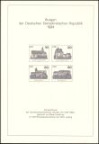 1984  Burgen - Schwarzdruck