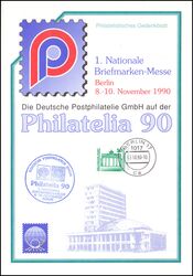 1990  1. Nationale Briefmarkenmesse Philatelia 90