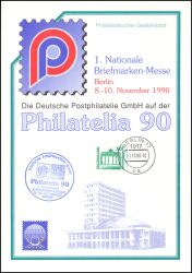 1990  1. Nationale Briefmarkenmesse "Philatelia 90"