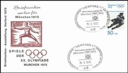 1972  Briefmarken werben für München 1972 - Herford