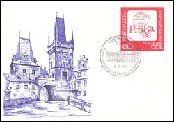 1988  Symbol der Briefmarken-Ausstellung Praga 1988