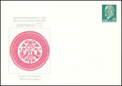 1972  Briefmarkenausstellung interartes`72