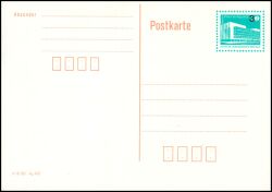 1990  Postkarte mit Wertstempel Bauwerke