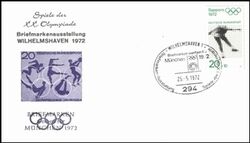 1972  Briefmarken werben für München 1972 - Wilhelmshaven