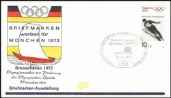 1972  Briefmarken werben für München 1972 - Bremerhaven