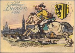 1956  Briefmarkenausstellung Sachsenschau