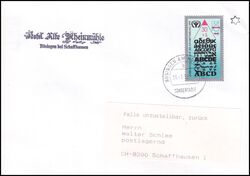 1991  Einzelfrankatur auf Auslandsbrief