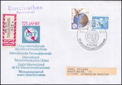 1990  Mischfrankatur auf R-Brief