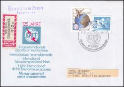 1990  Mischfrankatur auf R-Brief