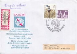 1990  Mischfrankatur auf R-Brief