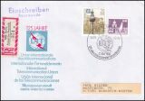 1990  Mischfrankatur auf R-Brief