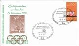 1972  Briefmarken werben fr Mnchen 1972 - Lbeck