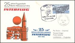 1989  25 Jahre Flugverkehr Berlin - Nikosia/Larnaka