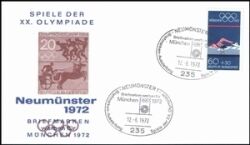 1972  Briefmarken werben für München 1972 - Neumünster