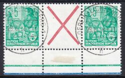 1957  Freimarken: Fünfjahrplan WZ 5