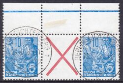 1957  Freimarken: Fünfjahrplan WZ 6