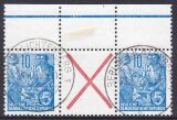 1957  Freimarken: Fünfjahrplan WZ 6