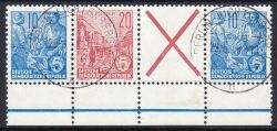 1957  Freimarken: Fünfjahrplan WZ 7