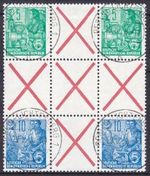 1957  Freimarken: Fünfjahrplan Hz 4