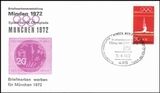 1972  Briefmarken werben fr Mnchen 1972 - Minden i. Westf.