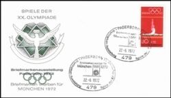 1972  Briefmarken werben für München 1972 - Paderborn
