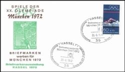 1972  Briefmarken werben für München 1972 - Kassel
