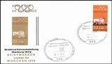 1972  Briefmarken werben fr Mnchen 1972 - Marburg a. d....