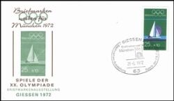 1972  Briefmarken werben für München 1972 - Giessen