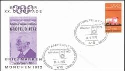 1972  Briefmarken werben für München 1972 - Krefeld