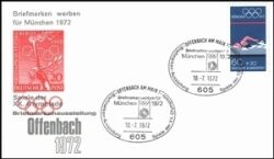 1972  Briefmarken werben für München 1972 - Offenbach a. Main