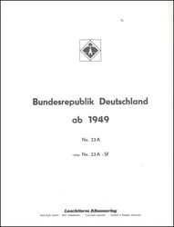 Leuchtturm Vordruckalbum OF - BRD 1948 bis 1980