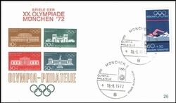 1972  Olympiade Sonderstempel - Olympia Philatelie