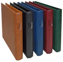 Lindner Ringbinder - braunrot glatt