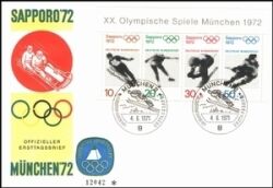 1971  Olympische Sommerspiele 1972 in Sapporo und München - Block