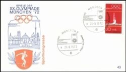 1972  Olympiade Sonderstempel - Sportkongresse