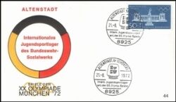 1972  Olympiade Sonderstempel - Intern. Jugendsportlager