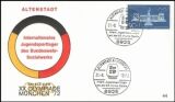 1972  Olympiade Sonderstempel - Intern. Jugendsportlager