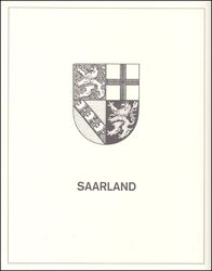 Lindner Vordruckalbum - Saarland 1947 - 1959
