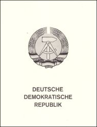 Lindner Vordruckalbum - DDR 1985 - 1990