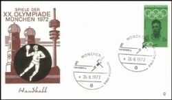 1972  Olympische Sommerspiele Sonderstempel - Handball