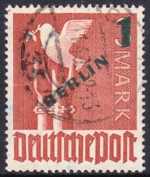 1949  Freimarken: Grünaufdruck Berlin