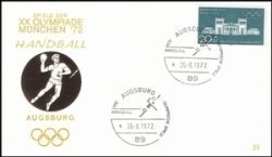 1972  Olympische Sommerspiele Sonderstempel - Handball