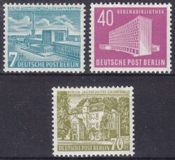 1954  Freimarken: Berliner Bauten - Satz