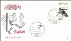 1972  Olympische Sommerspiele Sonderstempel - Fussball