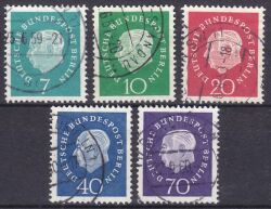 1959  Freimarken: Bundespräsident Theodor Heuss