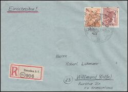 Fernbrief Einschreiben - MiF / Bezirk 14