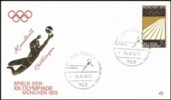 1972  Olympische Sommerspiele Sonderstempel - Handball