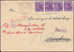 Fernbrief Nachgebühr - MeF / Bezirk 20