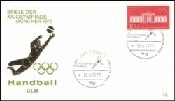 1972  Olympische Sommerspiele Sonderstempel - Handball